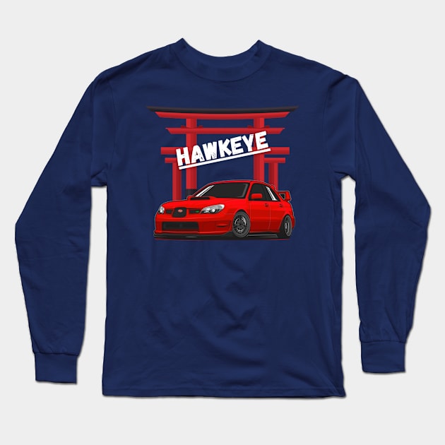 Hawkeye JDM Long Sleeve T-Shirt by MOTOSHIFT